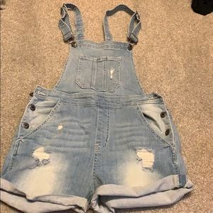 Jean short overall